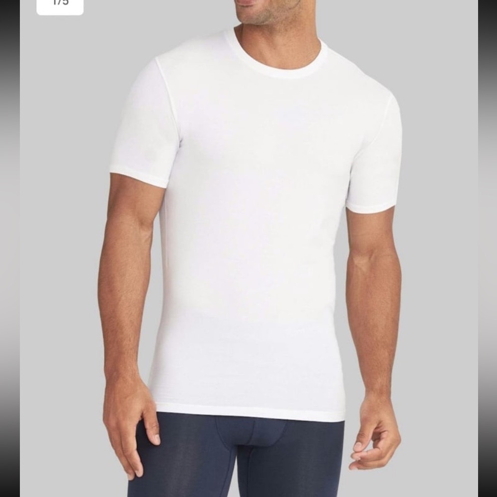 Tommy John Cool Cotton Crew Neck Stay-Tucked Undershirt
